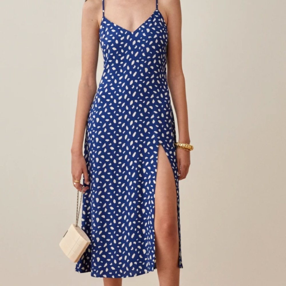 NWT never worn Reformation Crimini splatter dress size 8